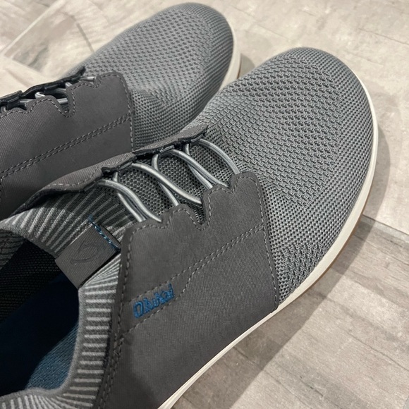 Olukai Men’s Makia Ulana Kai Shoes Grey Size 10 - Picture 4 of 9